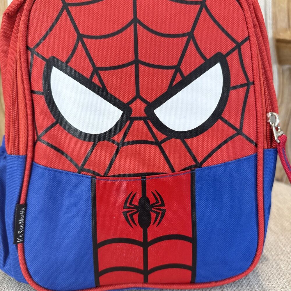 Spiderman Backpack Size S Youth Toddler front pocket Pre K Kindergarten novelty - Picture 8 of 13
